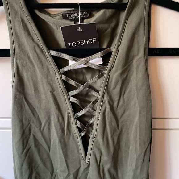Green Topshop bodysuit - Picture 2 of 5